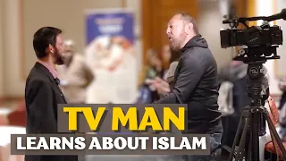 TV Channel Man Learns about Islam - Masjid Open House