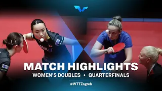 Mima Ito/Hina Hayata vs Dora Madarasz/Georgina Pota | WD | WTT Contender Zagreb 2022 | (QF)