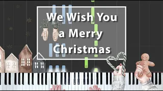 How to Play "We Wish You a Merry Christmas" on the Piano - learn Christmas music!