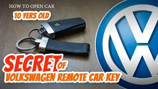 🔑 How to open door of a VW Volkswagen if your vehicle battery is flat or the remote isn't working