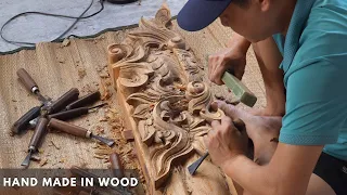 ASMR Wood Carving -  Beautiful Works and Relaxing Sounds