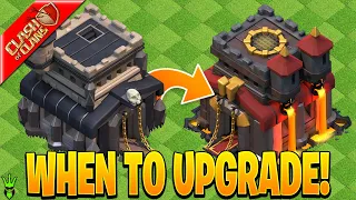 WHEN SHOULD YOU UPGRADE TO TH10?! - Clash of Clans