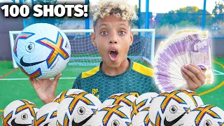 TRICK SHOTS from Level 1 To Level 100 | FOOTBALL!!