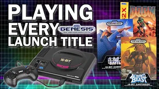 PLAYING EVERY SEGA MEGA DRIVE/GENESIS LAUNCH GAME