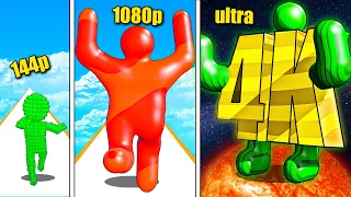 When you go from 144p to ULTRA DEFINITION in 5 minutes