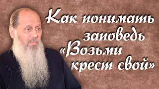 Как правильно понимать заповедь Спасителя о взятии на себя креста? (о. Владимир Головин)