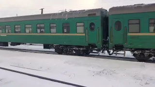 Evolution ТЭП33А-0042 поезд #385 Новосибирск-Бишкек