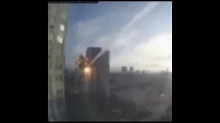 Missile hits Kyiv building