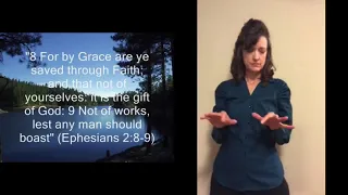 Amazing Grace (My Chains Are Gone) in ASL with Lyrics