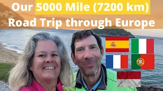 Our 5000 mile (8000 km) road trip through Europe