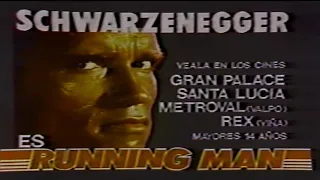 The Running Man Spot Tv 1987 Chile