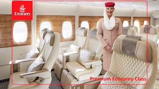 Emirates Brand New Premium Economy Class | A380 | First time Experience | DXB to SFO