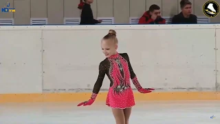 Alena Krivonosova(2010), SP, 2019.02.25 Moscow Novice Championships