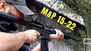 Unboxing and firing the M&P 15-22 Sport || Quick Review