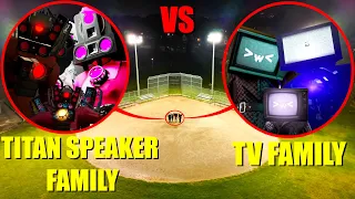 I CAUGHT TV WOMAN'S FAMILY VS TITAN SPEAKER FAMILY IN REAL LIFE! (SKIBIDI MOVIE FAMILY WARS)