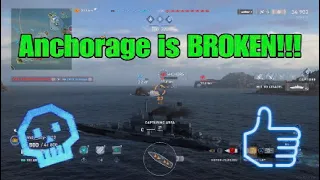 Anchorage is BROKEN!!! - World of Warships Legends