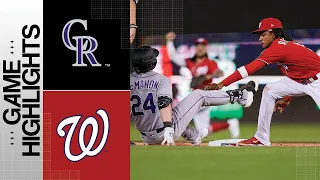 Rockies vs. Nationals Game Highlights (7/25/23) | MLB Highlights