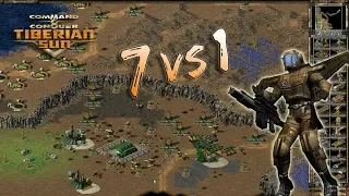 Tiberian Sun - 7 Brutals vs 1 Human - Forest Fires Extra Money Edition