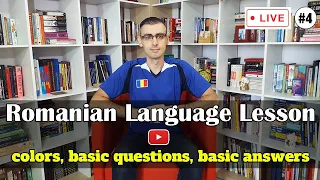 Colors. Basic Questions. Basic Sentences | Romanian Language Lesson