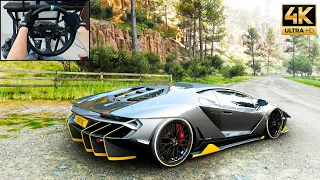 Lamborghini centenario LP 770-4 | Forza Horizon 5 | Logitech g29 gameplay