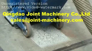 Concrete shot blasting machine video_Joint