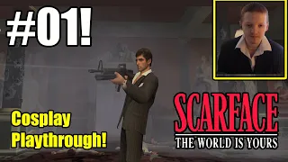 Tony Montana Survives The Mansion Shootout-  Scarface The World Is Yours Part 1