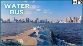 Super cool water bus route in Japan, Odaiba to Asakusa
