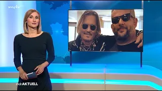 MDR Nachrichten Blutspende Aktion Johnny Depp und Alex Becker