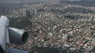 @Lufthansa 498 Frankfurt #FRA 🇩🇪 Mexico #MEX 🇲🇽 14.23-18.28 Amazing approach, landing into #CDMX