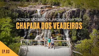 FAZENDA SÃO BENTO E JARDIM DE MAYTREA - CHAPADA DOS VEADEIROS - GO 💚O pôr do sol mais lindo - EP.03