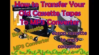 cassette convert to  mp3 usb
