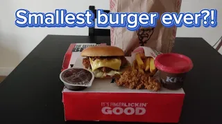 NEW KFC ULTIMATE BBQ burger review ~ Could leave you feeling HUNGRY!