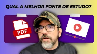 🔴😱 QUAL MELHOR? PDF x VÍDEO-AULA (SEGUNDO A NEUROCIÊNCIA) 🔴