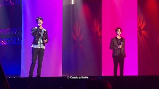 [190712] [Fancam | Wang Yibo ♡ Xiao Zhan] Wu Ji - Fanmeeting《The Untamed》in Tianjin