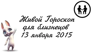 Гороскоп Близнецы ♊ на 13 января от Зайки Zoobe