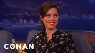 Aubrey Plaza: "I’ve Been Very Hormonal Lately" | CONAN on TBS