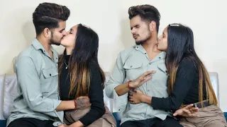 Love Bite Prank On My Boyfriend ❤ Ansh Rajput || Real Kissing Prank || Gone Romantic || Nancy Rajput