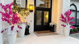 **NEW DECORATE WITH ME**EXTREME FRONT PORCH MAKEOVER ~HOW TO MAKE YOUR FRONT PORCH LOOK EXPENSIVE