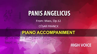 Panis angelicus / Franck: Karaoke + Score guide / High voice