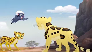 The Lion Guard The Golden Zebra - Makucha's Attack Scene [HD]