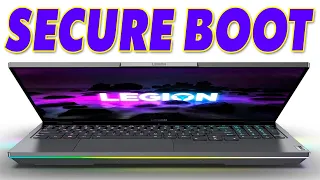 Как отключить Secure Boot на ноутбуке Lenovo Legion 5