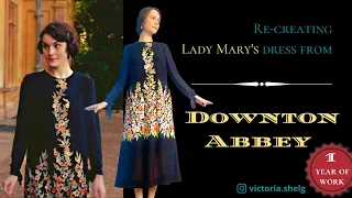 Making Lady Mary 's 1920s day dress from Downton Abbey