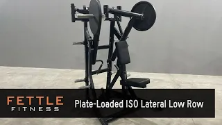 23436 -- Fettle Fitness Plate Loaded ISO Lateral Low Row