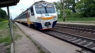 діаметральний маршрут "6700/6033 шестивагонна ед9м-0062