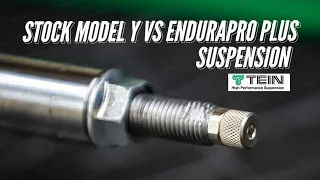 Showdown!!!!  Tein EnduraPro Plus shocks versus stock Model Y suspension.