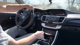 Driving The 2014 Honda Accord Sport Sedan 6 Speed Manual Transmission