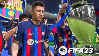 FIFA 23 PS5 | Barcelona vs Manchester City | UEFA Champions League | 4K Gameplay