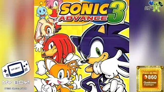 Sonic Advance 3 Gameplay MY BOY! ( GBA Emulator )