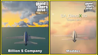 GTA San Andreas: The Definitive Edition VS Original San Andreas with Graphics Mod.