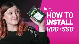How to Install Drives in a Gaming PC | HDD, SSD, M.2 + Initializing!